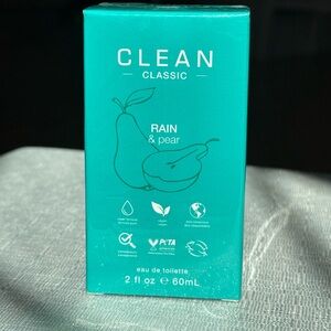 CLEAN Classic Rain & Pear EDT 2 oz / 60 mL New Sealed
